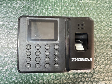 ZHONGJI 2 in 1 Time Clocks for Employees Small Business (Fingerprint + Password) Employee Clock in & Out Machine Attendance Punch Clock Recorder Tracker for Small Businesses & Offices